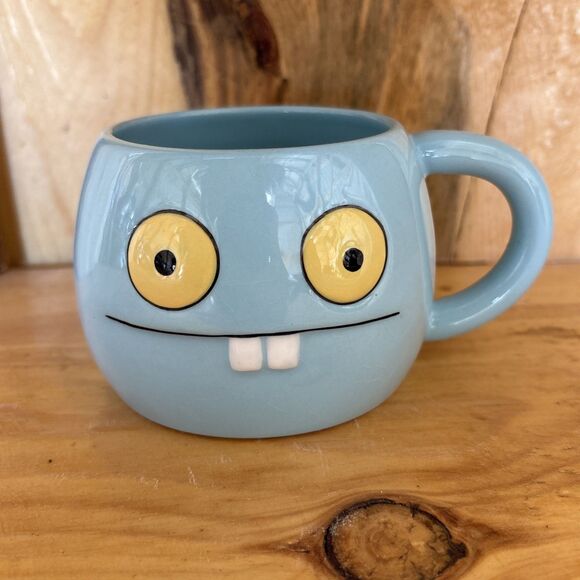 UglyDoll/Pretty Ugly “BABO” Ceramic Blue Eyes & Teeth 12oz Mug Collectible - Picture 1 of 9